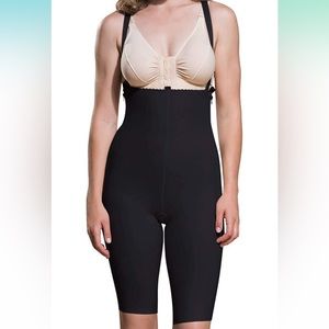 Marena Recovery Mid-Calf-Length Girdle with Suspenders - Stage 1 Size Small